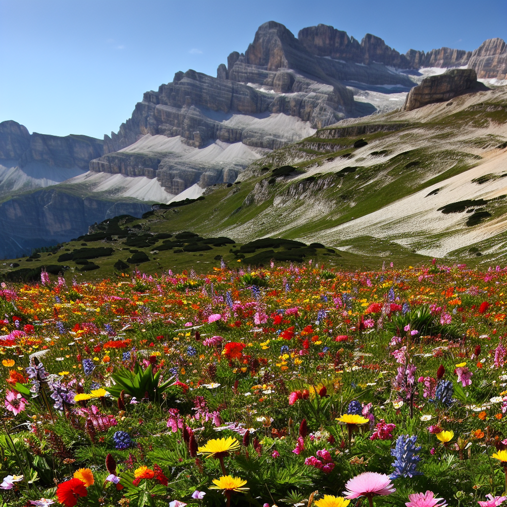 Spring in the mountains